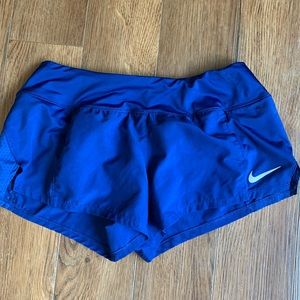 Blue Nike shorts
